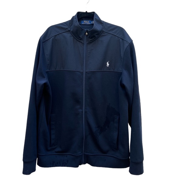 Ralph Lauren Polo Classic Hybrid Double-Knit Jacket Navy Size LT/GL - Picture 4 of 8